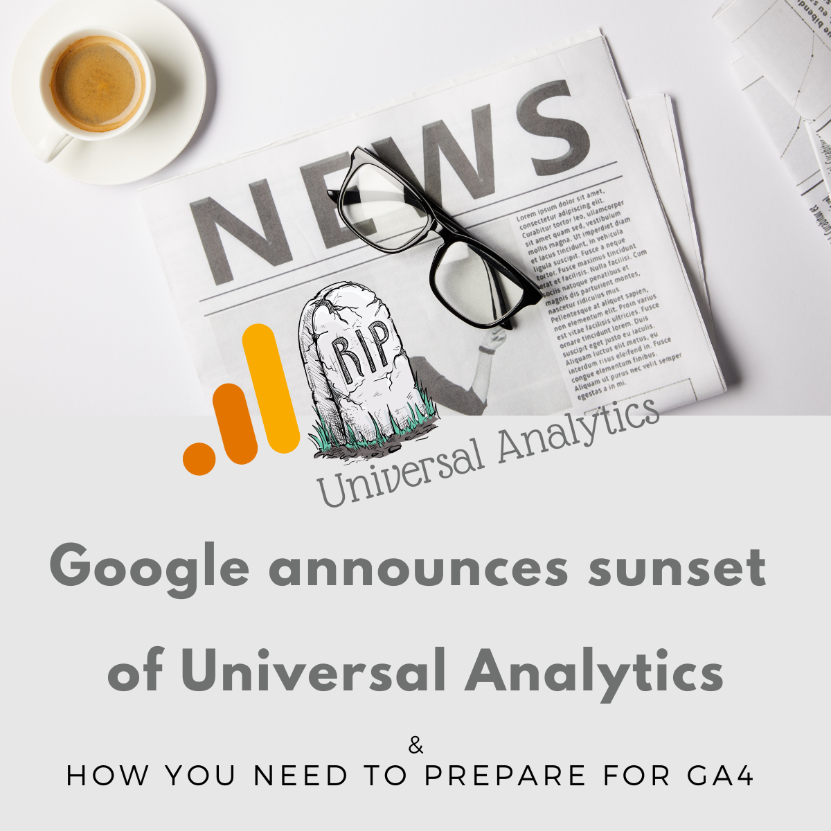 Universal Analytics to be replaced by GA4